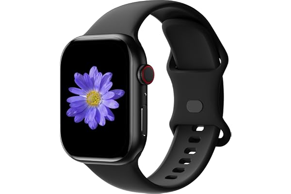Cindgress Sport Band Compatible with 42mm 44mm 45mm 46mm 41mm 38mm 40mm 49mm Apple Watch for Women Men, Soft Silicone iWatch