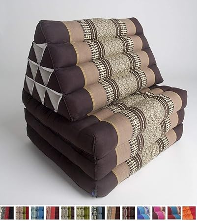 Amazon Com Leewadee Foldout Triangle Thai Cushion 67x21x3 Inches