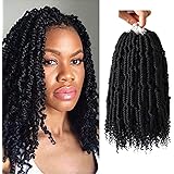 Flyteng Irregular spring twist crochet hair curl end Synthetic hair extensions 4piece/lot senegalese twist crochet hair 14 inches…