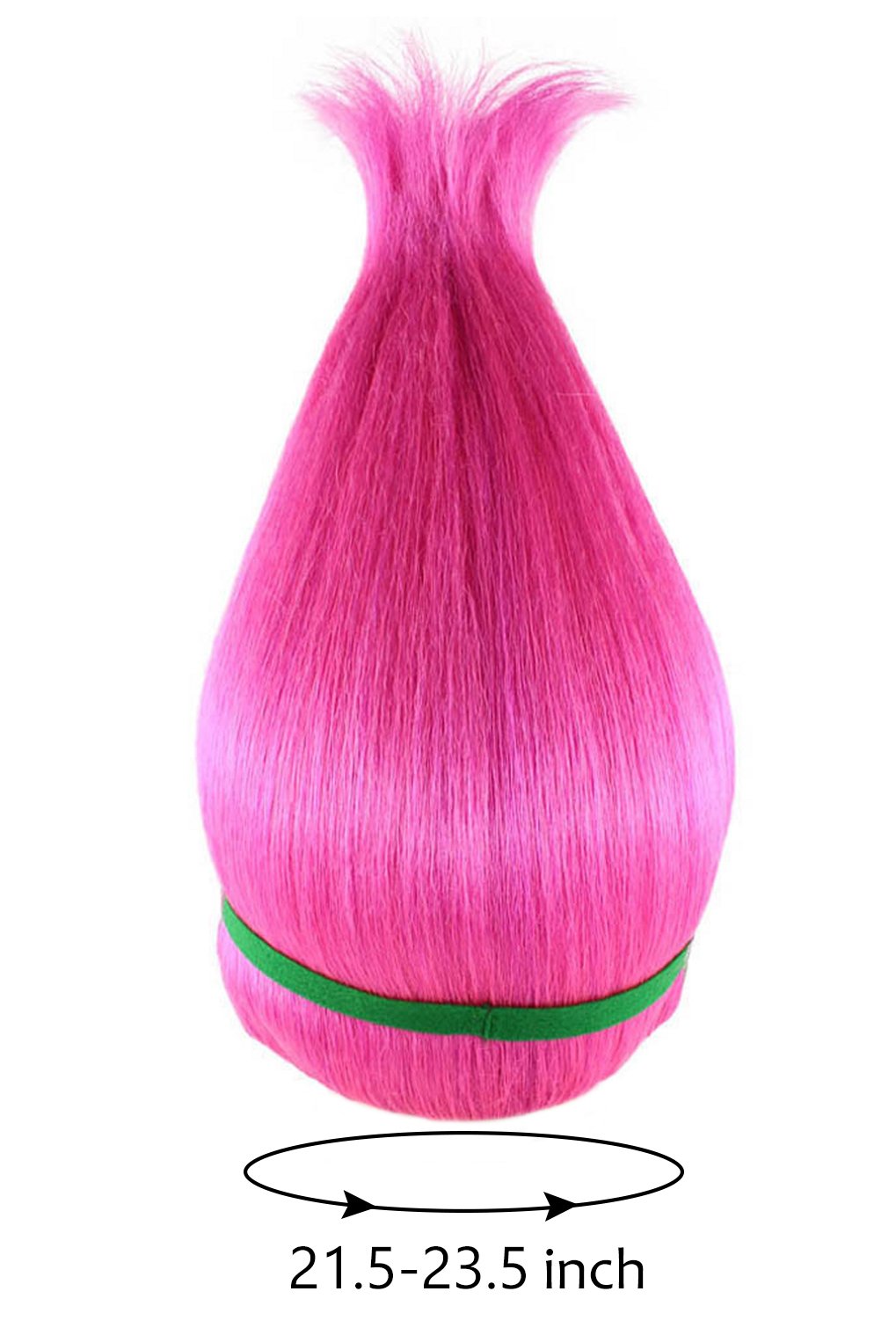 Cece Princess Poppy Trolls Hair Wigs w/Wig Cap Cosplay Costume Party Halloween For Women