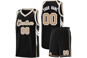 Custom Basketball Uniform for Men Kids-Personalized Printed Basketball Jersey Shorts with Name Number Logo