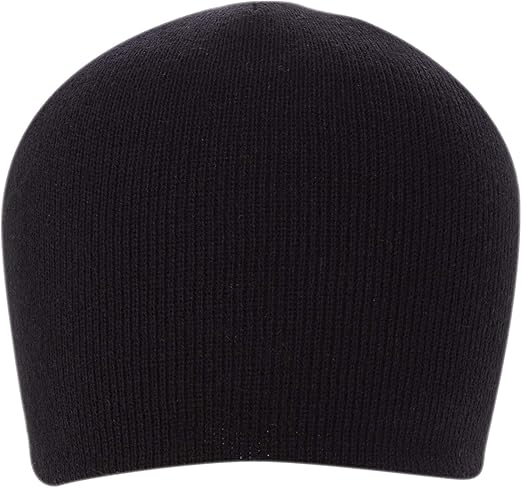 all black winter hat