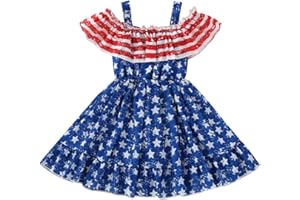 VINUOKER Toddler Baby Girls Dress Spring Summer Dresses Toddler Party Princess Dress