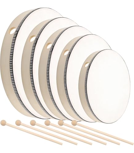 Meinl Percussion ID9BK/WH Large Premium Fiberglass Liquid Ibo Drum