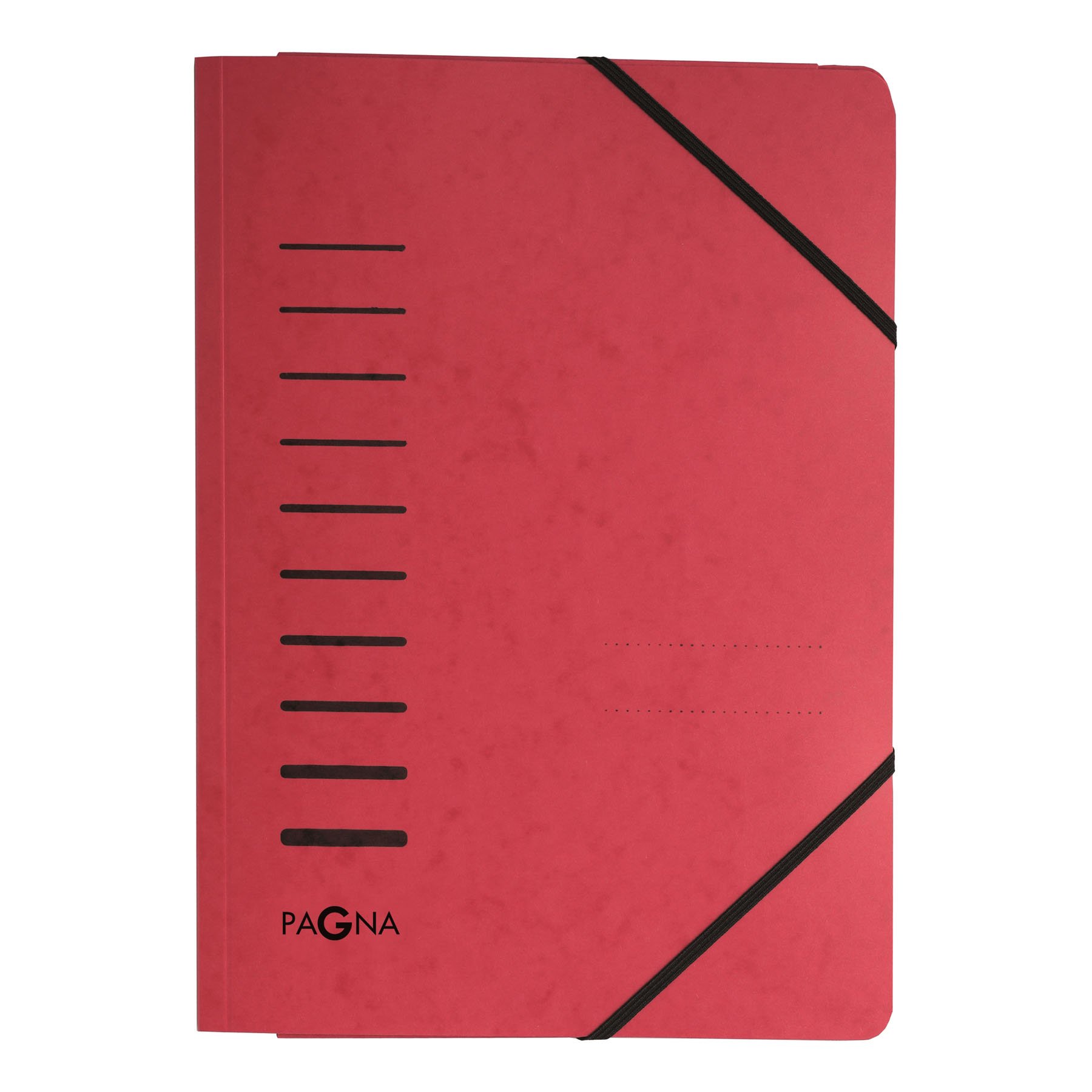 PAGNA Gummizugmappen Gummizugmappe Rot