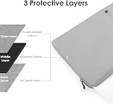 ProElife 13-Inch Laptop Sleeve Case for MacBook Air 13.6 inch Grey view 3