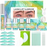 Lash Lift and Brow Lamination Kit, EyeBrow Gel Home DIY or Professional Use | Complete Lash Perm Kit Natural Curl Fuller Brows Long-Lasting 6-8 weeks Easy Home Application