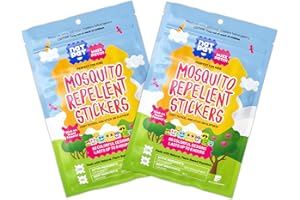 BuzzPatch Mosquito Patch Stickers for Kids (60 Pack) - All Natural, Plant Based Ingredients, Non-Toxic, DEET Free, Citronella Essential Oil Insect Patches, for Toddlers, Babies, Children (2)