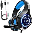 ZIUMIER Gaming Headset With Microphone - PS4 PS5 Xbox PC Compatible 7.1 Surround Sound
