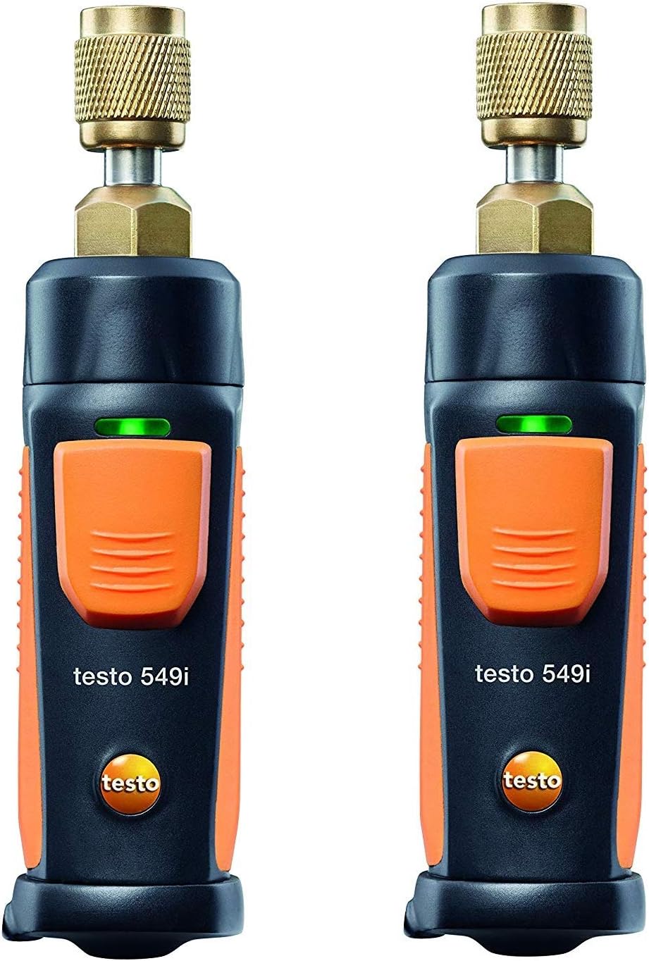 Testo 0560 1549 549I Refrigeration Pressure Smart and Wireless Probe, 1" Height, 1" Width, 5" Length (Pack of 2)