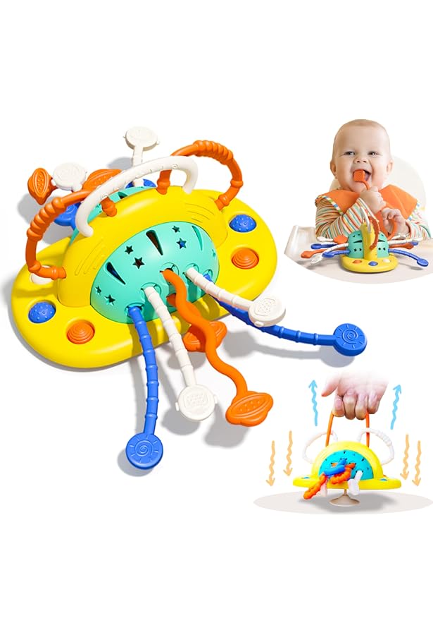 Jouet Ventouse Chaise Haute Nuby Silly Spinwheel U2013 Jouet Avec Base U00e0 Ventouse | Jouet Interactif Pour Chaise Haute Pour Bu00e9bu00e9s Et Tout-Petits | 6 Mois Hand Spinner Bebe