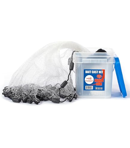 Amazon.com : Calusa Cast Net - 1/2 Inch x 8 Foot : Sports & Outdoors