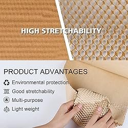 Honeycomb Packing Paper,12" W x 200' L Bubble