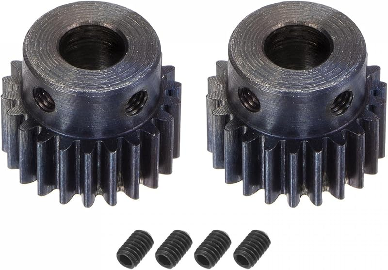 sourcing map Mod 1 22T Pinion Gear 8mm Bore Hardened Steel Motor Rack Spur Gear
