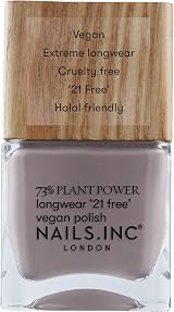 Nails.INC 73% Plant Power Nail Polish 14ml Long Lasting Vegan Cruelty Free