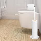 Topsky Free Standing Toilet Roll Holder Stainless Steel 4-5 Jumbo Rolls Silver view 8