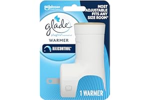 Glade PlugIns Air Freshener Warmer, Scented and Essential Oils for Home and Bathroom, Up to 50 Days on Low Setting