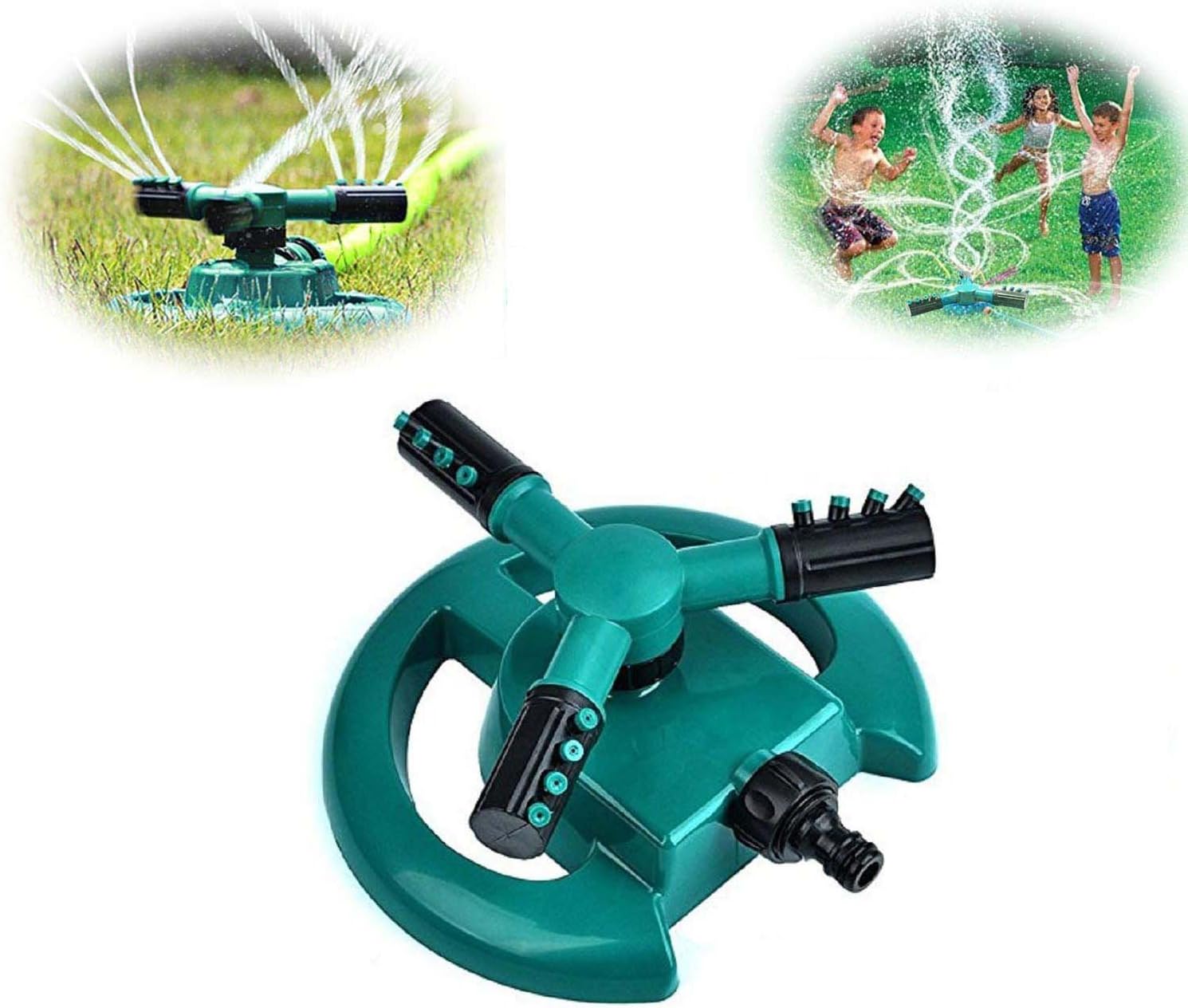 Best Automatic 360 Rotating Adjustable Garden Water Sprinkler, With 3 Arms Sprayer