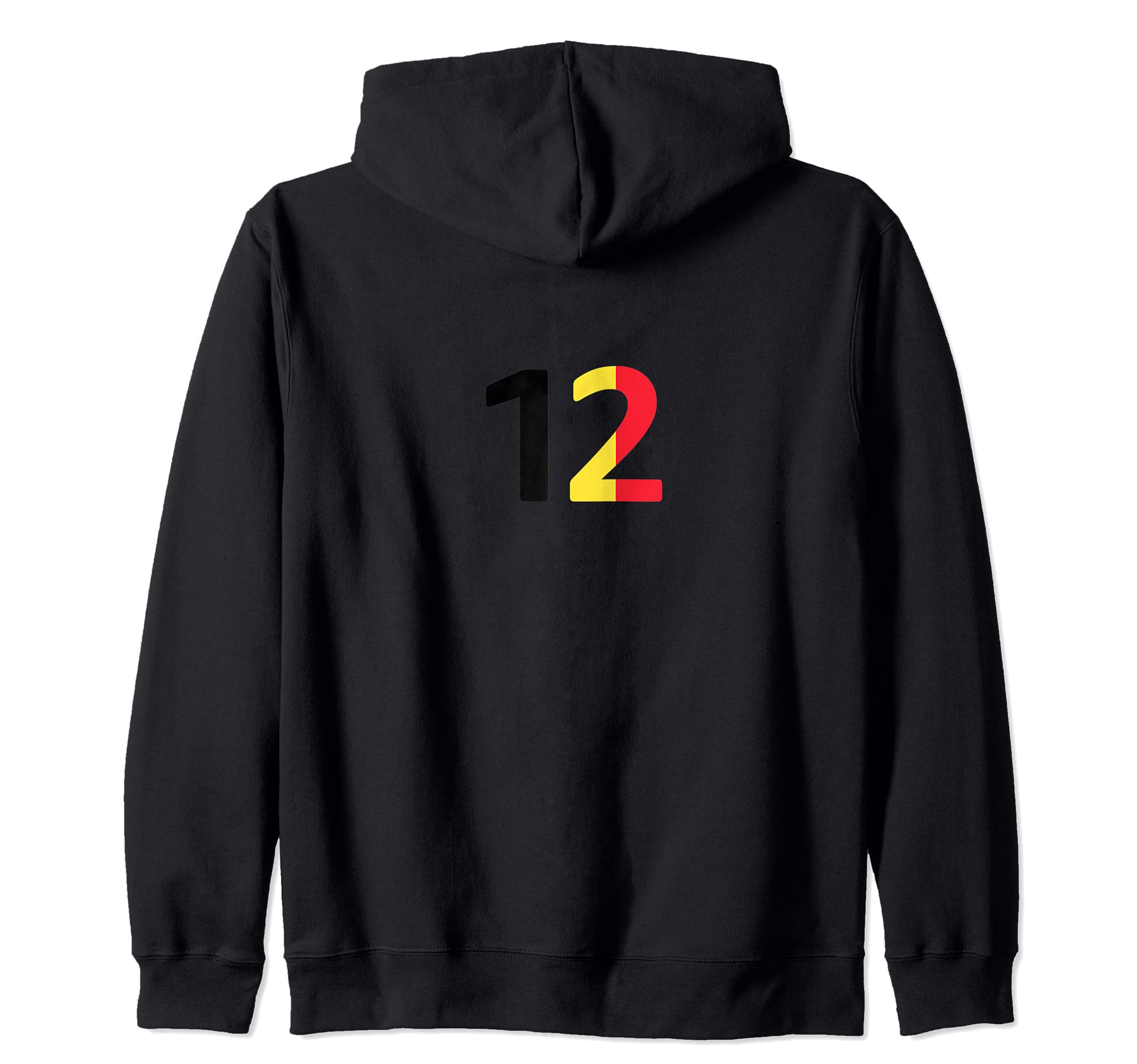 Flag Belgium Zip Hoodie
