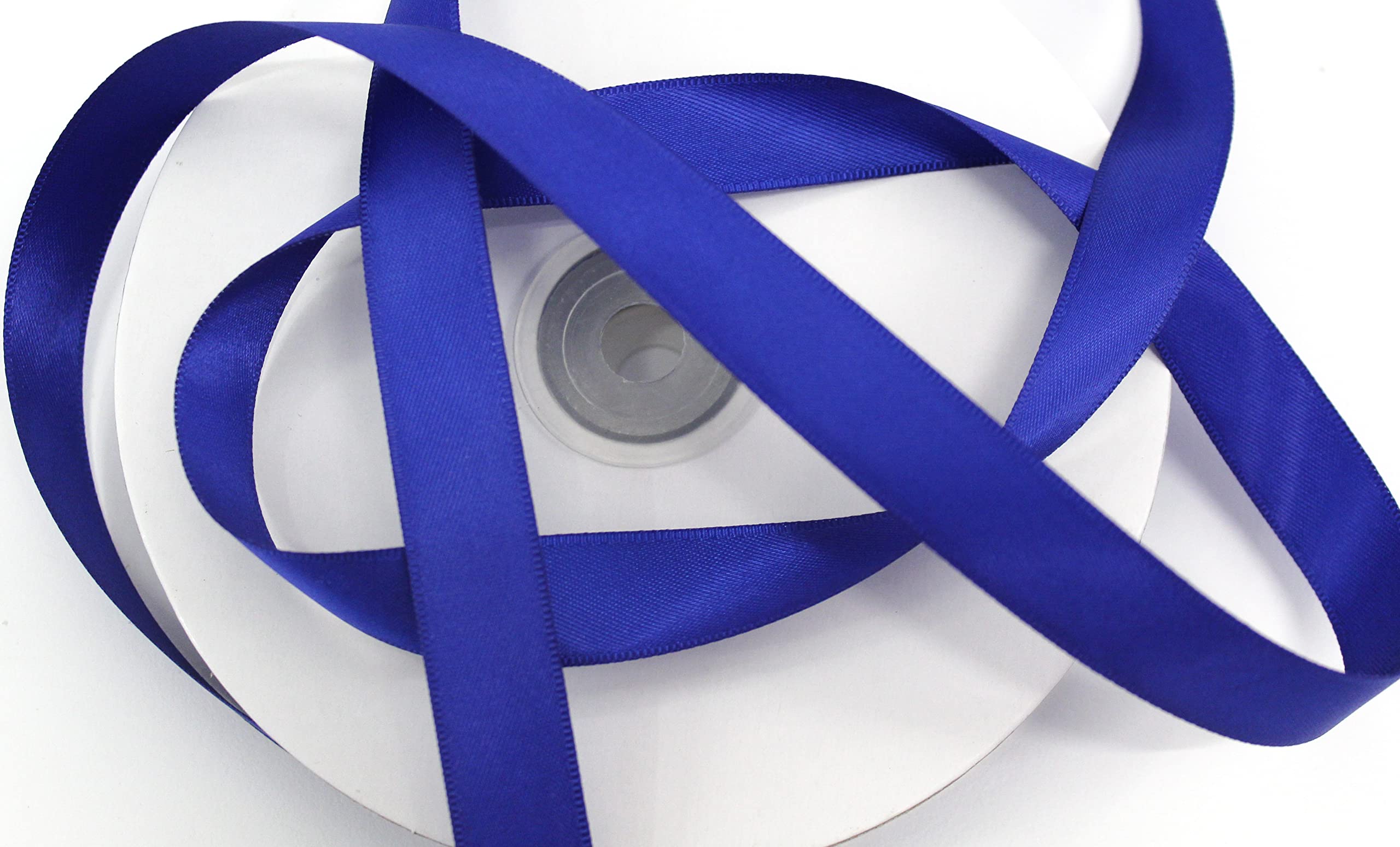 50 m Satin Ribbon 15 mm Gift Ribbon Decorative Ribbon 1.5 cm Wide midnight blue