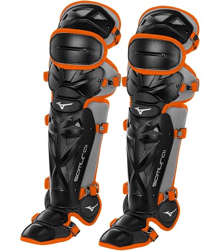 Amazon.com : Mizuno Samurai Adult Baseball Shin Guards 15.5