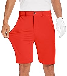 JWM Mens 9" Stretch Golf Shorts - Lightweight
