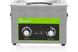 ONEZILI Ultrasonic Cleaning Machine, Professional Portable Sonic Cleaner, 4.5L 180W Heated Ultrasonic Parts Cleaner for Cleaning Carb Parts Jewelry Glasses
