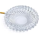 jenifer2015 Crystal Cut Glass Round Ashtray Ash Tray7.67
