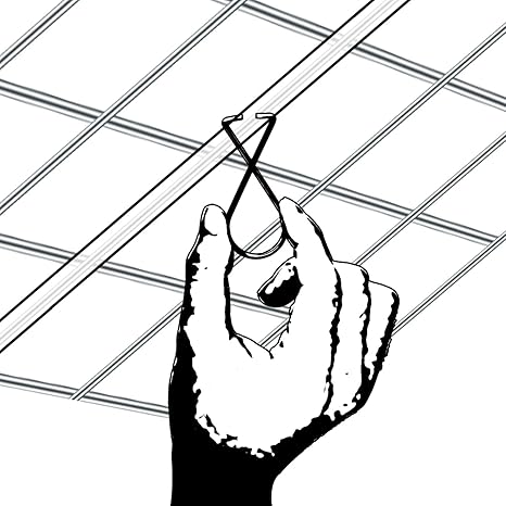 Classroom Hanging Sign From Suspended Tile Grid Drop Ceilings