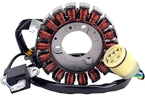 KLWZH Stator Coil Compatible with Honda ATV Rancher 350 TRX350 2000-2006 31120-HN5-M02 31120-HN5-672 TRX350FE TRX350FM TRX350TE TRX350TM RX350FE Rancher 75-1001 31120-HN5-671 31120-HN5-M01