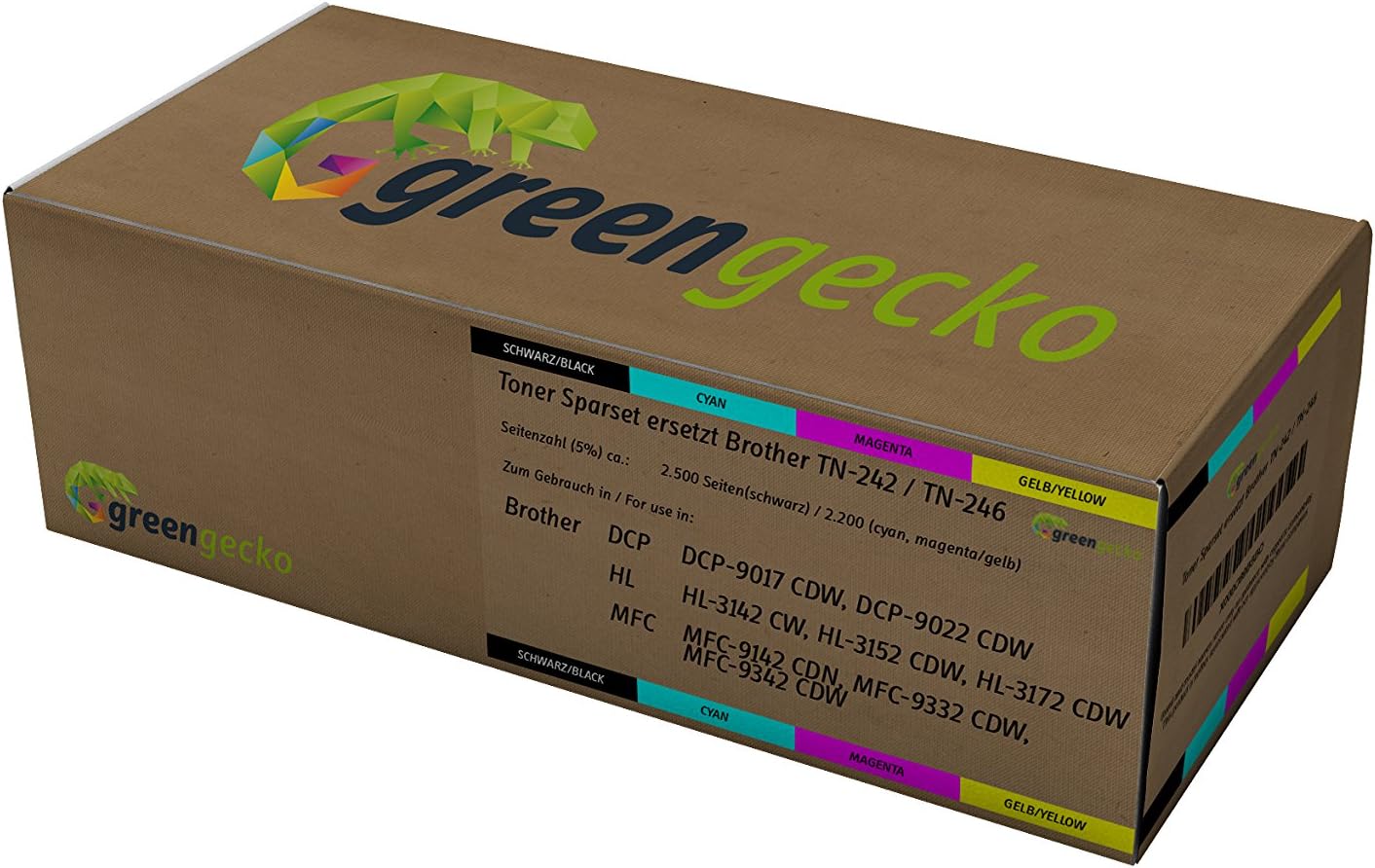 5er Set Toner Ersetzen Brother TN 242 TN 246 Druckerpatrone F uuml r