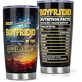 DECZHIYU Gifts for Boyfriend from Girlfriend - Boyfriend Gifts for Birthday Fathers Day Valentines Day Christmas - Anniversary Romantic Gift for Him Men - Cute BF Gift Ideas - 20oz Insulated Tumbler