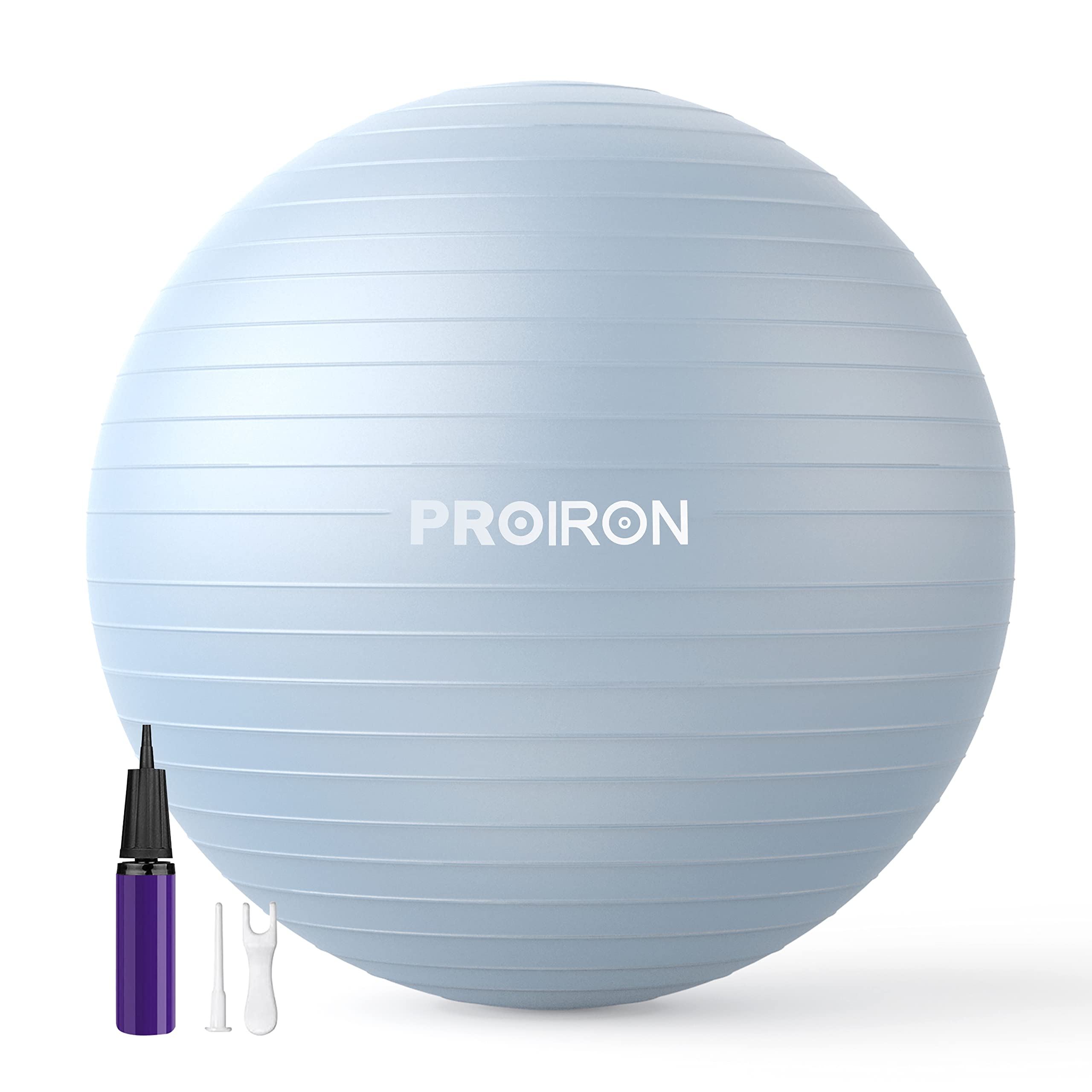 PROIRON Extra Thick Exercise Ball 55cm 65cm 75cm, Anti-Burst Gym Ball, Swiss Ball with Pump for Yoga, Pilates, Fitness