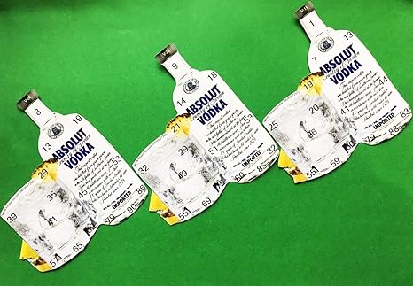 Vodka Drink Tambola Tickets