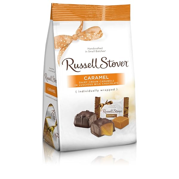 MILK CHOCOLATE CARAMELS FAVORITES, 6 OZ. BAG