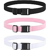 AWAYTR Kids Magnetic Belt for Girls - 3 Pack Toddler Boys Adjustable Elastic Belt for School Uniform Jeans