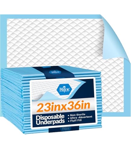 Amazon.com: MED PRIDE Disposable Chux Pads 23in X 36in