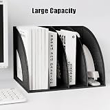KXF Arched Desk Organizer 4 Compartments A4 File Magazine Holder ABS Plastic view 4