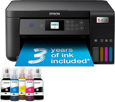 Epson EcoTank ET-2850 All-in-One Printer with Wi-Fi Ink Tank Up to 3 Years