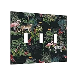 Decorative Switch Plate Covers Wild Jungle Animals