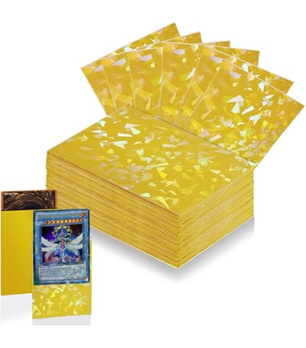 Amazon.com: ArtDuel Yugioh Card Sleeves - Golden Matte - 50ct : Toys & Games