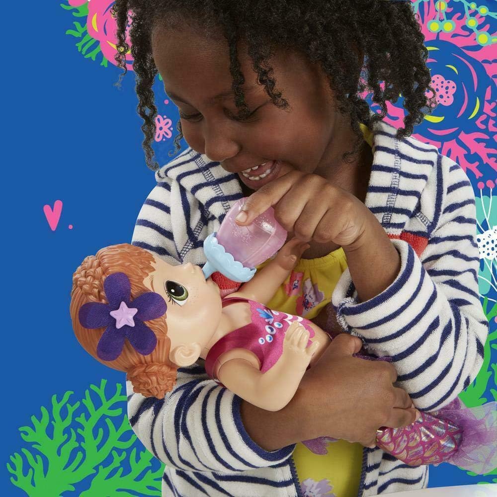 baby alive mermaid red hair