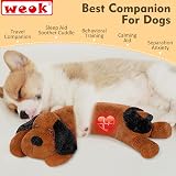 WEOK Puppy Heartbeat Toy for Separation Anxiety Calming Plush Toy view 3