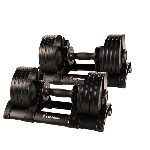 Adjustable Weights Affordable Dumbbell Sets PRCTZ, 10-30lb Quick