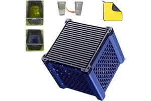 Tcairzl Filternatur Horse Water Trough Filter, Pure Cube Water Trough Filter Eco Aquarium Purifier Cube, Cleaner for Fish Tanks, Horse Troughs, Ponds & Livestock Tanks (Bule,1 Pcs)