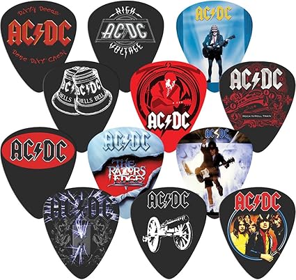 Amazon Com Ac Dc Guitar Pick Everything Else