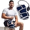 Medcosa Knee Gel Pack | Pump Up Ice Compression Wrap | Hot & Cold Therapy