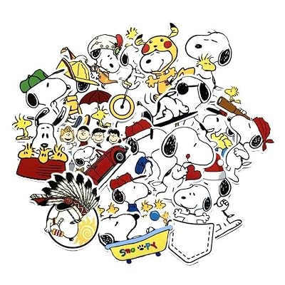 Buy Peanuts Snoopy and Woodstock Themed Set of 20 Sticker Decals Online ...