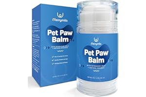 MERRYMILO Dog Paw Balm Dog Paw Cream and Lotion - Moisturizes, Heals & Soothes Irritated Paws & Elbows, Protects from Cracks & Wounds