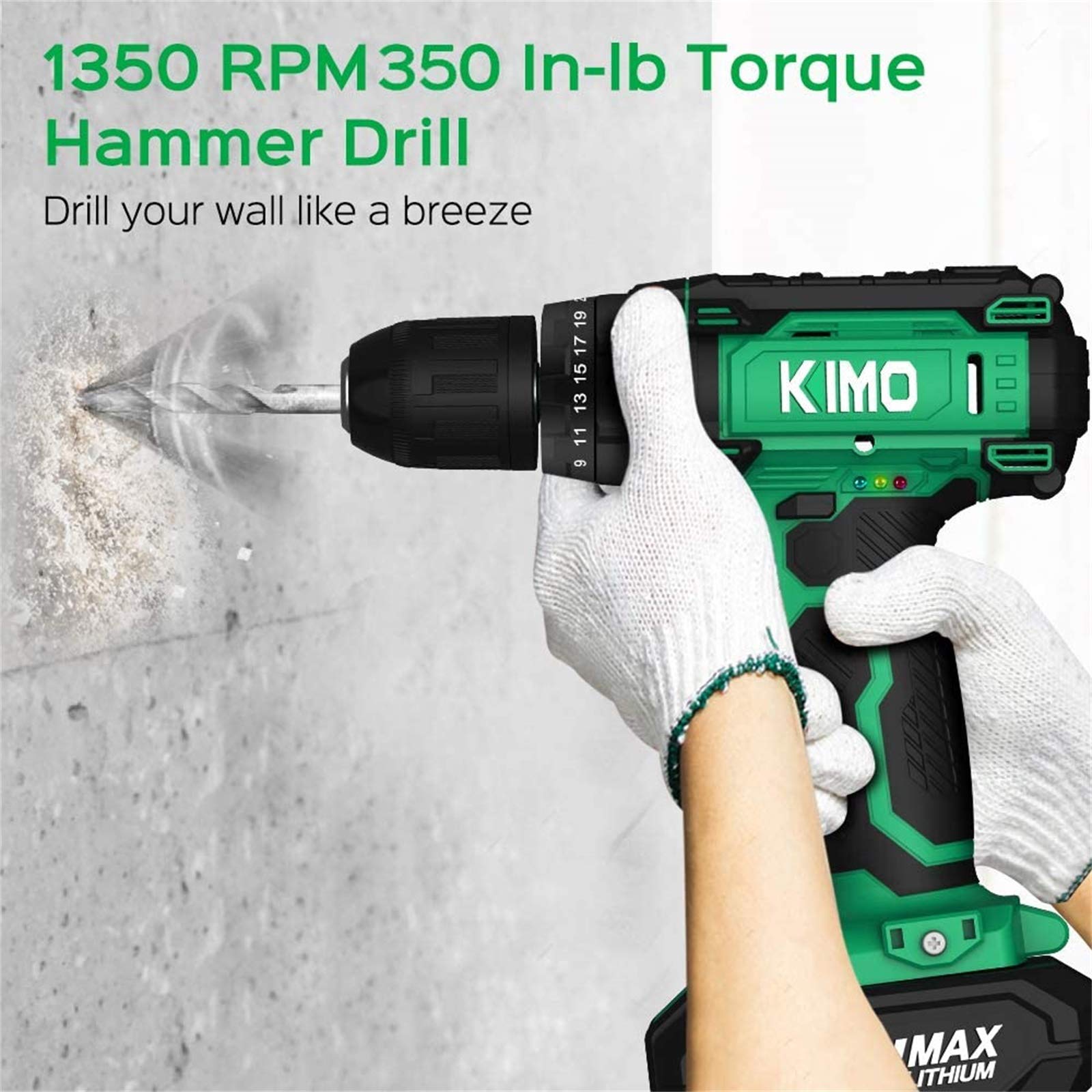 Cordless Drill Driver Kit 20v Max Impact Drill Set W Desertcart